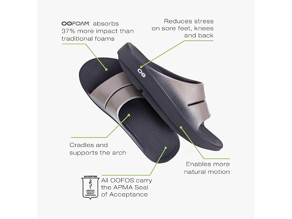 OOFOS OOahh Luxe Recovery Slide