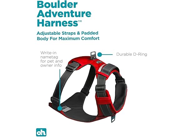 Outward Hound Boulder Adventure Adjustable Dog Harness