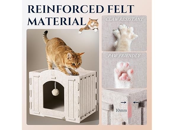 Apasiri Cat House Scratch-Resistant