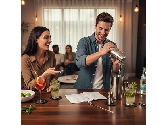 NutriChef 7 Pcs. Bartender Set