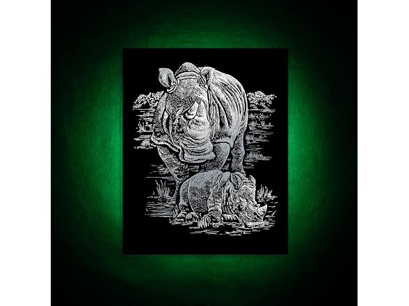 Royal & Langnickel Silver Engraving Rhino