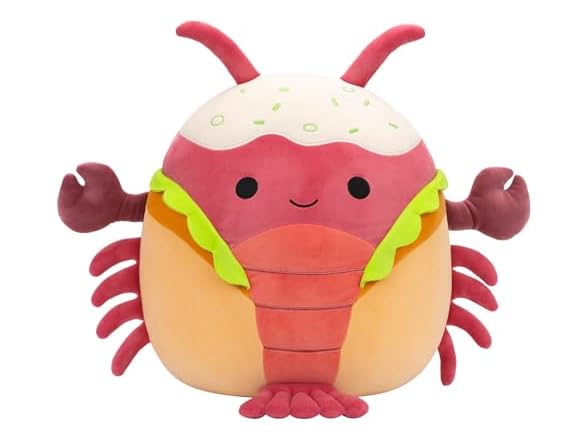 Squishmallows Original 14" Lorono Lobster in Lobster Roll