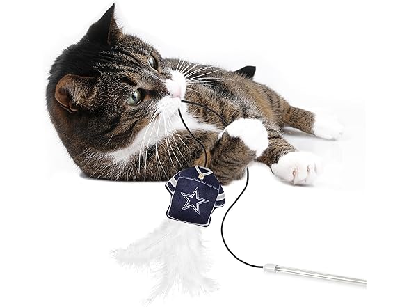 NFL Dallas Cowboys Team Jersey Wand with CAT NIP