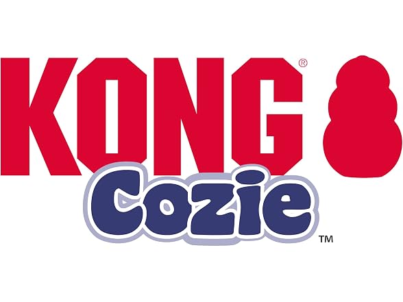 KONG Cozie Plush Dog Toy with Squeaker (Rosi