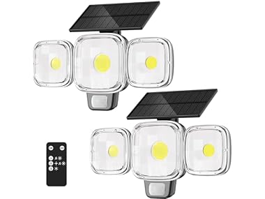 $17.99, Was $39.99, 55% Off! ESLIGHTION Solar Motion Sensor Light dealfomo