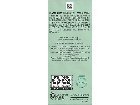 Jergens Focus Essential Oil-Scented Stick