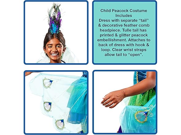 Rubie's Peacock Costume, Large