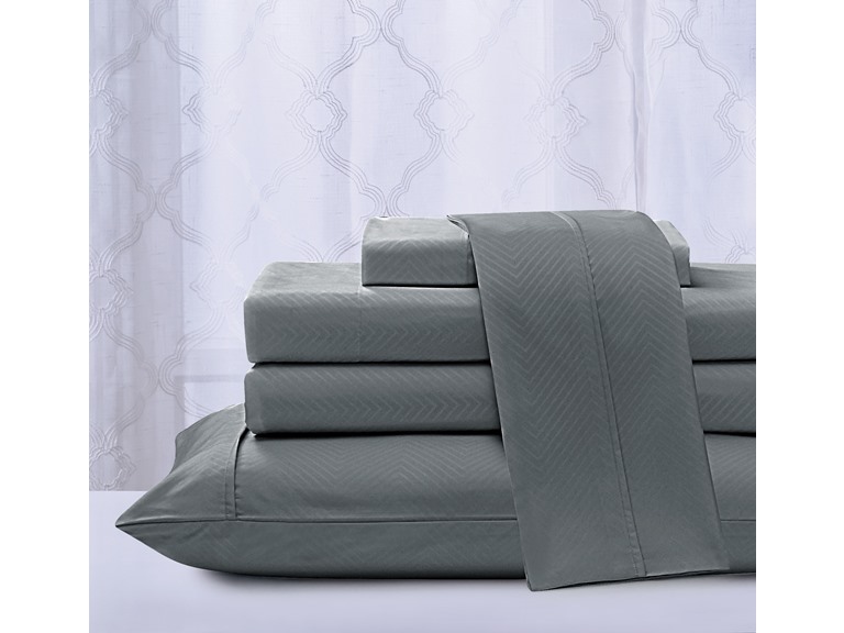Rayon From Bamboo 4pc Chevron Sheet Set - Gallery 8