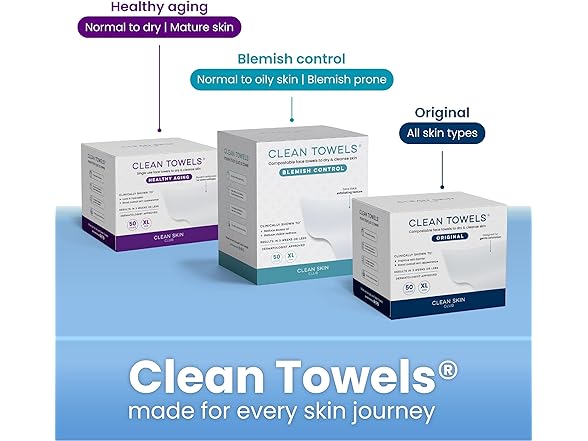 Clean Skin Club Clean Towels XL® Supreme