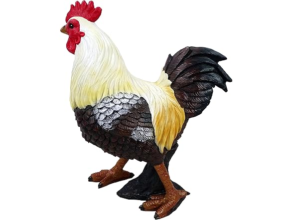 Alpine Rooster Statue 16"