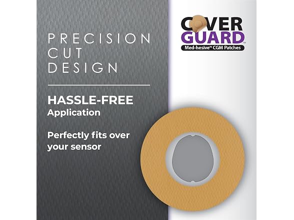 CoverGuard CGM Overpatch Dexcom G7 Tan 25 Count