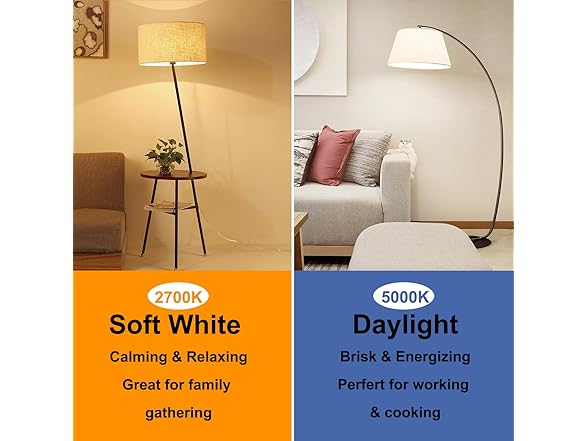 BesLowe 12-Pack ST64 LED Edison Bulbs 5000K