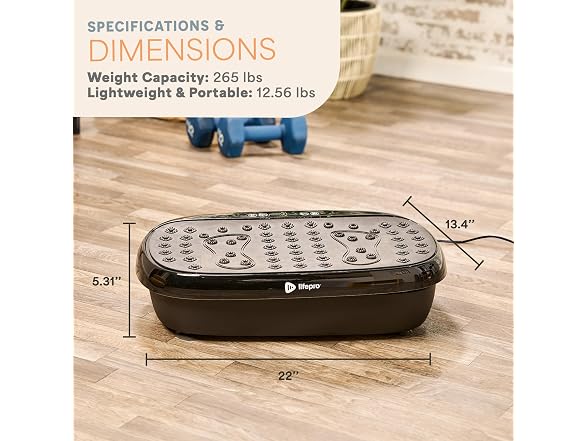 Lifepro HexaPlate Lite Vibration Plate
