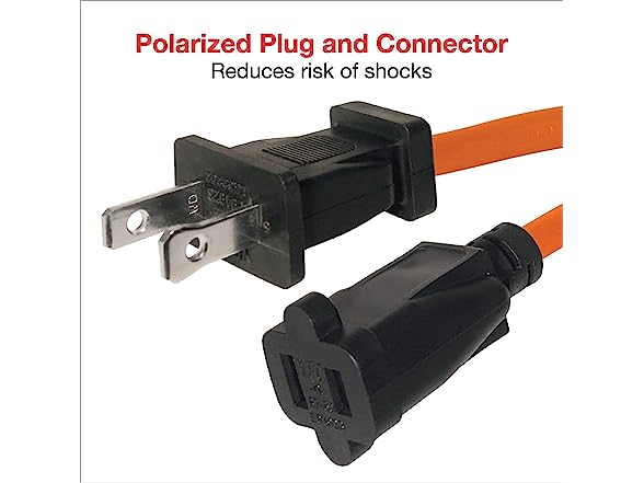 Clear Power 25ft 16/2 SJTW Outdoor Extension Cord