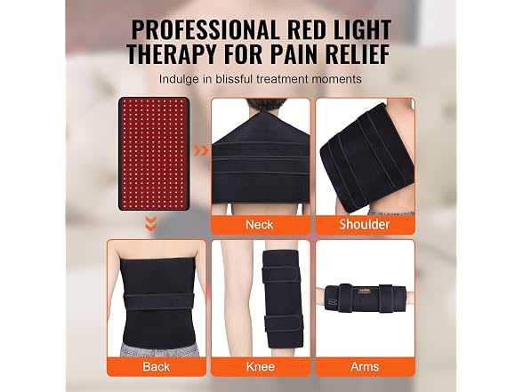 Red Light Therapy for Body, 264 LEDs Light