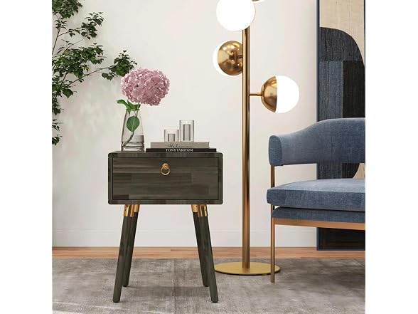 Bme Caden Solid Wood Nightstand