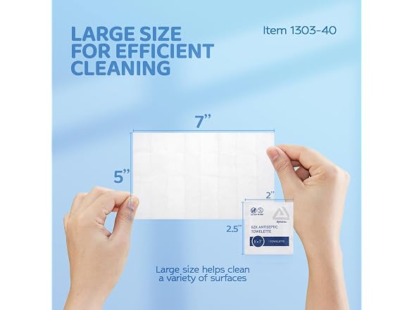 Dynarex DynaSafety BZK Antiseptic Towelettes