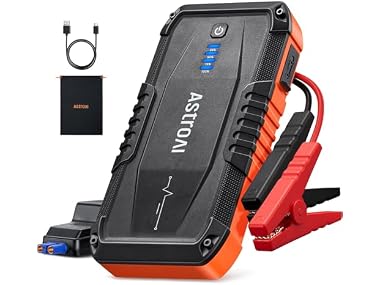 $34.99, Was $59.99, 41% Off! AstroAI S8 Car Battery Jump Starter dealfomo