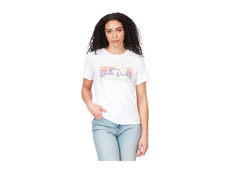 Marmot Women's Bivouac Short Sleeve Tee Shirt, White 080, Medium