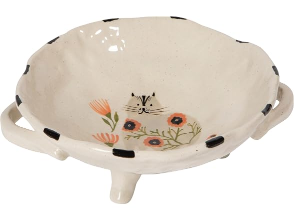 Danica Studio Catbloom Footed Bowl