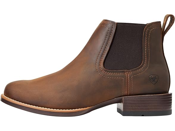 Ariat Booker Round Toe Western Men's Boots