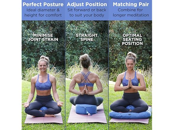 NOLAVA Round Zafu Meditation Cushion