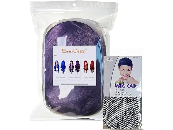 EmaxDesign Wigs 32 inch Wavy Curly (32 in)