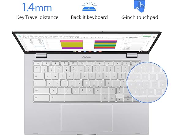 ASUS C425TA-AS348FT Chromebook C425 Clam