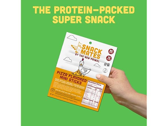 New Primal Pizza Chicken Sticks, 40pk