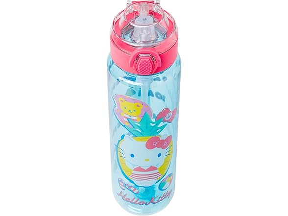 Silver Hello Kitty Bottle Locking Lid 33oz