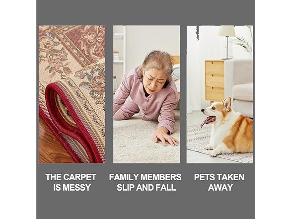 JIUDUOYUAN 24 PCS Rug TapeRug Gripp