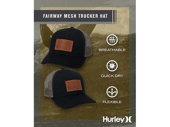 Hurley Men's M Fairway Trucker Hat Cap