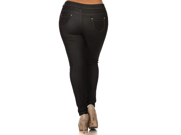 Yelete Women (S) Basic Five Pocket Pants Black