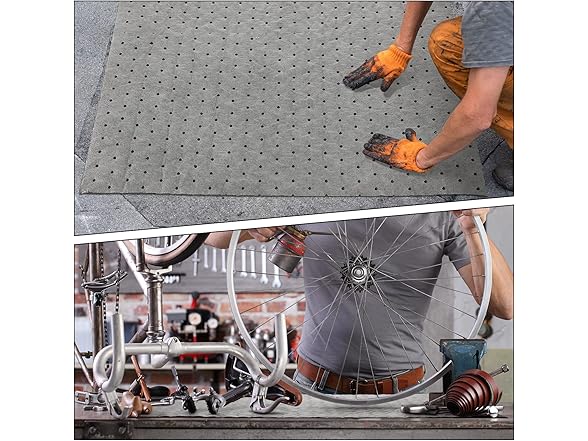 4 Pack Oil Absorbent Pads For Garage