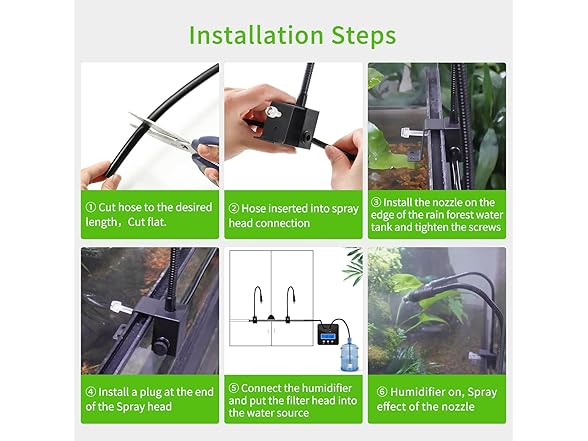 RUNWUSHENG UPGRADE reptile humidifier