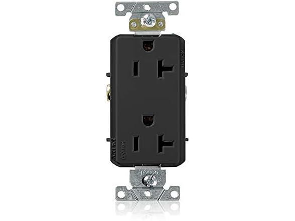 Leviton Leviton 16342-E 20-Amp, 125-Volt, Decora Plus