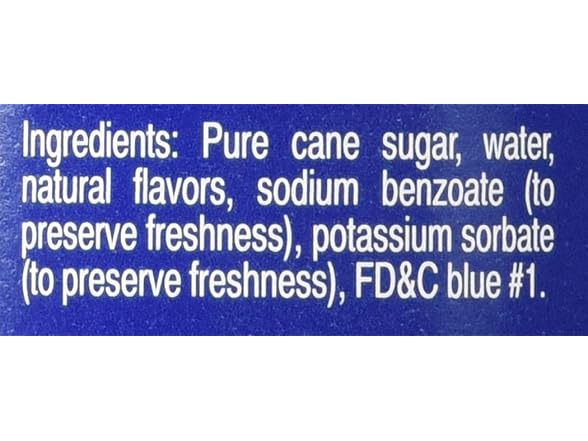 Torani Blue Raspberry Syrup, 750 mL