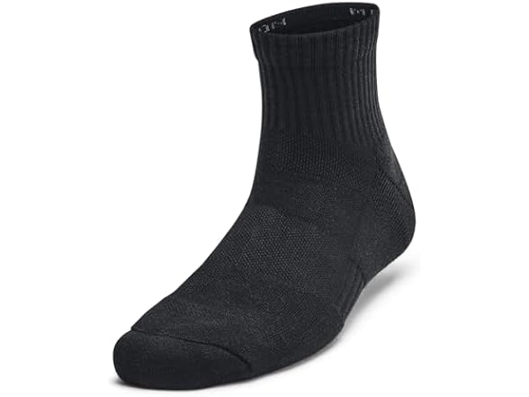 (001) Black/Black/White - 6-Pairs