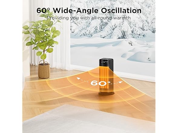 Oprunsy 1500W Space Heater