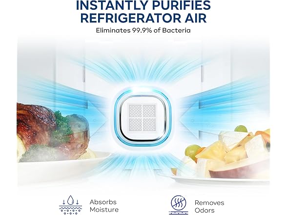 EVERFLOW LT120F Fridge Air Filter 3pk