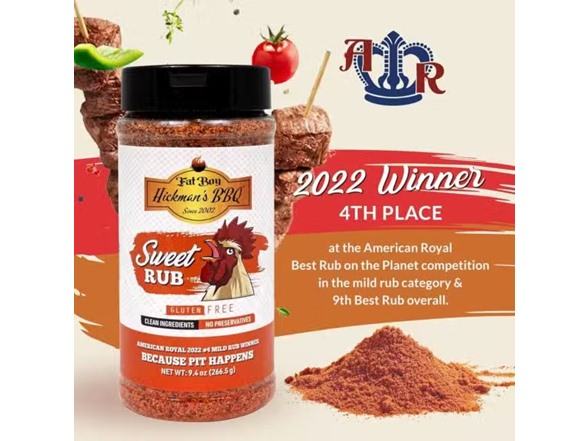 (3pk) Fat Boy Hickman’s BBQ Rubs Variety Pack