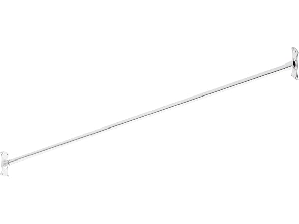 Signature Hardware 466740 60" Straight Brass Shower Rod