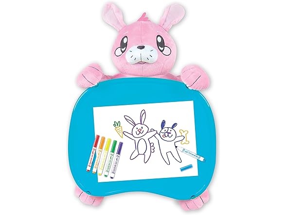 Crayola Travel Lap Desk with Storage, Bunny