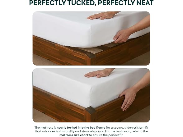 Bme Dinkee King Size Bed Frame, 15" High Platform