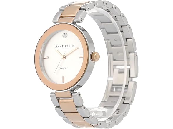 Anne Klein Women's Diamond Dial Watch