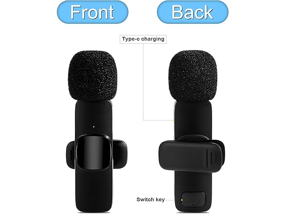 Ocdonor Wireless Lavalier Microphone