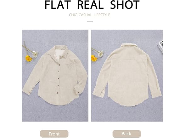 Mingalondon Women (M) Long Sleeve Button Up Tops
