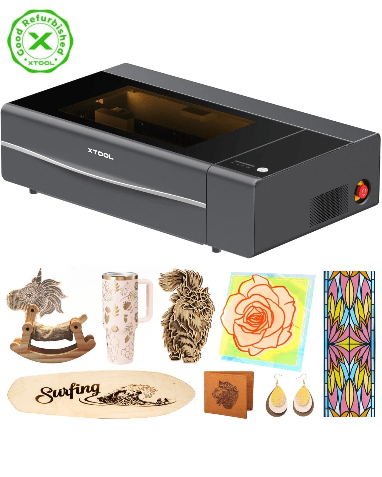 xTool P2S 55W CO2 Laser Engraver & Cutter Grey - Gallery 16