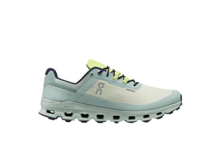 On Running Cloudvista Waterproof Men's Shoes Chalk/Moss Size 10.5