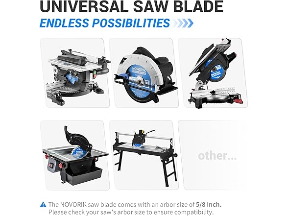 NOVORIK Circular Saw Blade, 10"